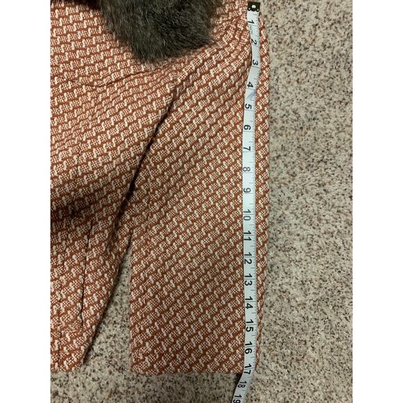 Seine Orange White Tweed Style Jacket - Picture 10 of 16